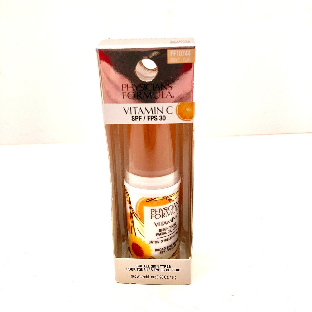 PHYSICIANS FORMULA Vitamin C Brightening Facial Oil Stick SPF 30 #PF10744‎ NEW